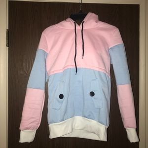Colorblock Pastel Hoodie